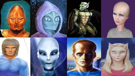 types of extraterrestrials on earth.